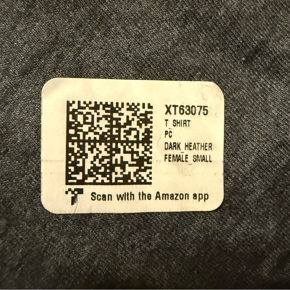 Women's Sz Lg Therapy Squad PT/OT Crew Neck Short Sleeve Dark Heather Grey - Picture 3 of 6